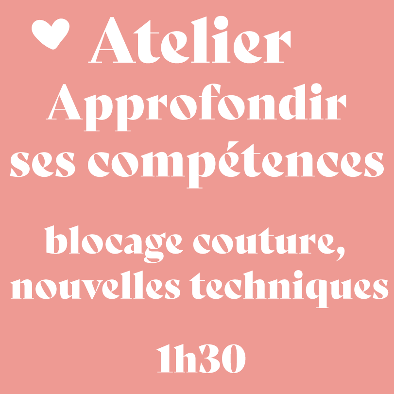 Atelier: Approfondir ses compétences en couture (machine à coudre)