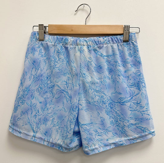 Short upcylé bleu ciel Taille S